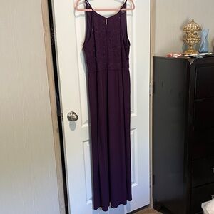 Candlelite Purple Maxi Dress